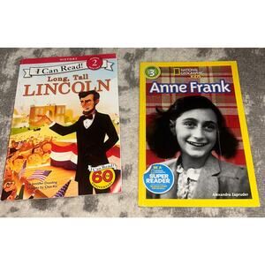 National Geographic Anne Frank & Long, Tall Lincoln Books